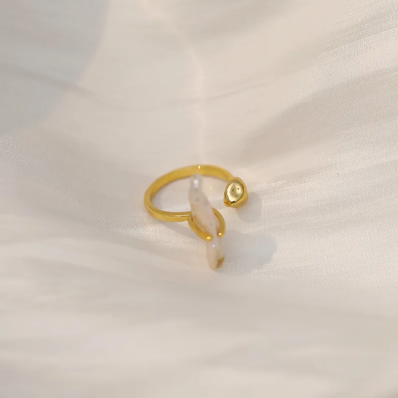 Elegant Geometric Open Ring